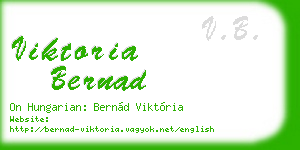 viktoria bernad business card