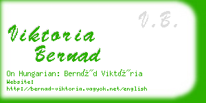 viktoria bernad business card